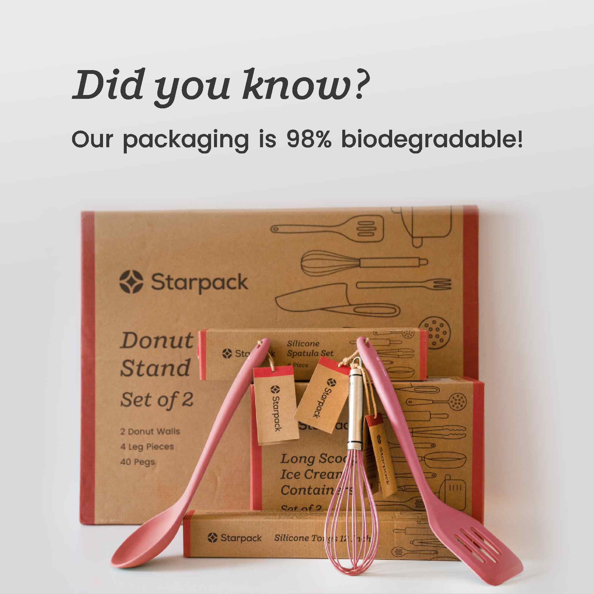 Smart Cookies | Cookie Gift Tin Set of 3 - Red Swirls