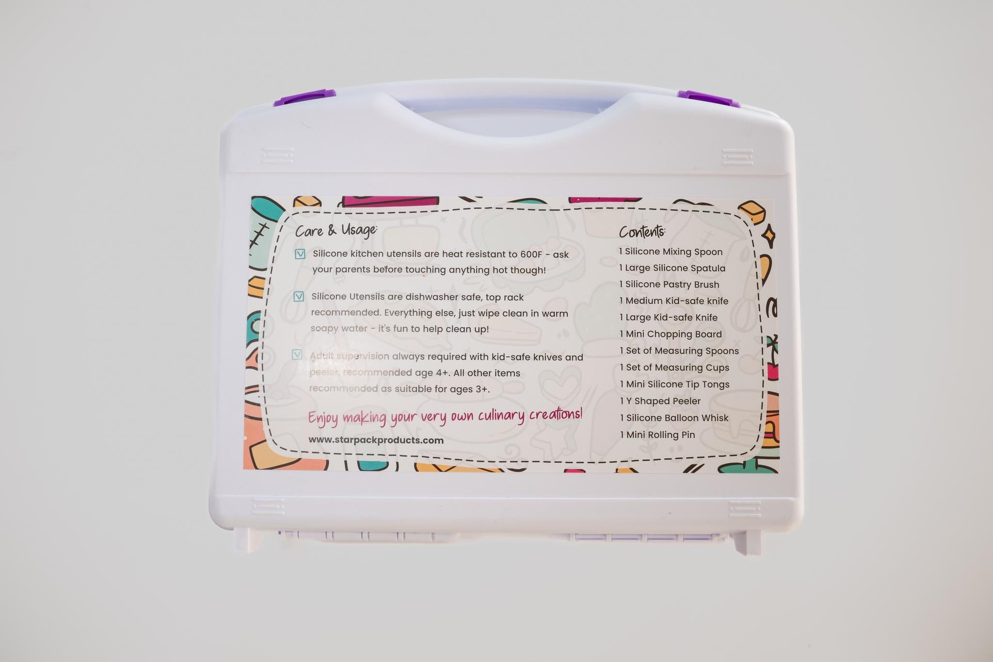 Lets Cook! - Real Cooking and Baking Tools for Kids Gift Set