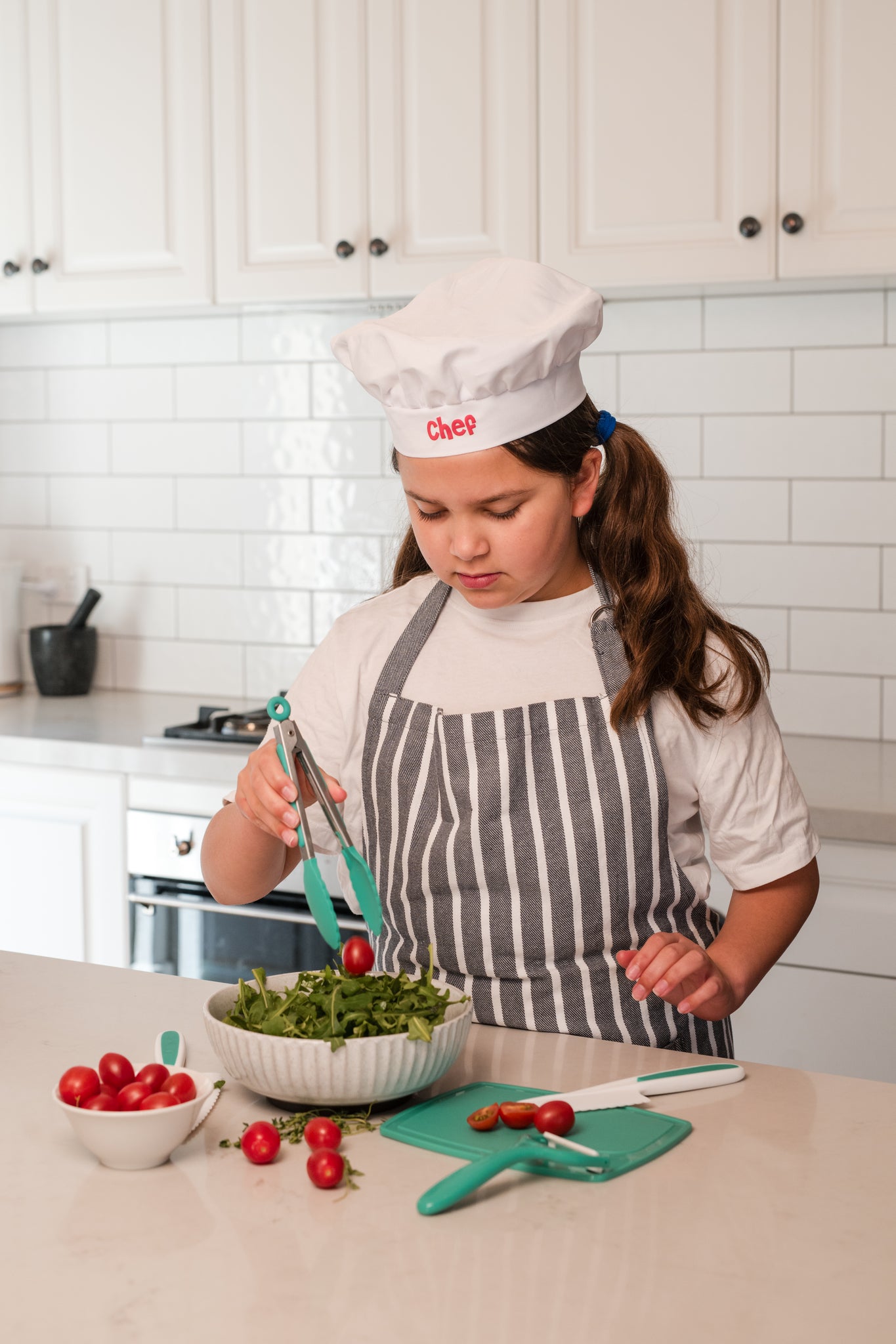 Lets Cook! - Real Cooking and Baking Tools for Kids Gift Set