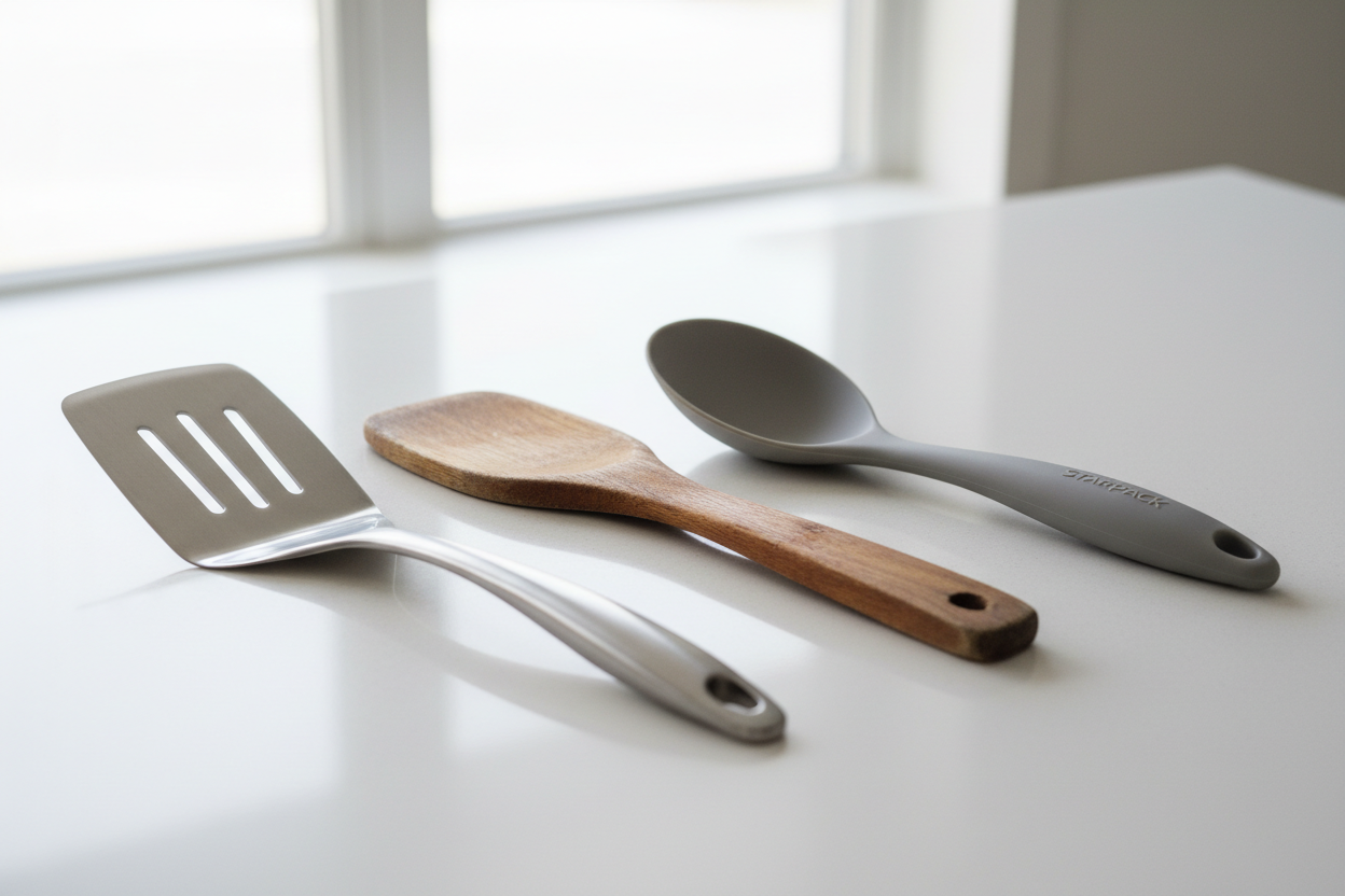 Stainless steel vs wood vs silicone kitchen utensils