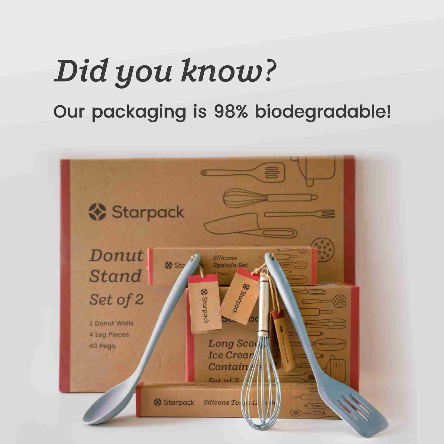 Get a Grip | Silicone Tip Tongs Set of 2 (9&quot; &amp; 12&quot;)
