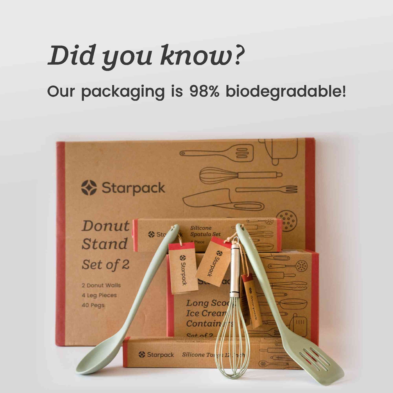 Get a Grip | Silicone Tip Tongs Set of 2 (9&quot; &amp; 12&quot;)