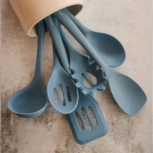 Starpack mixed utensil set showcasing a variety of silicone kitchen tools with ergonomic handles, perfect for a range of cooking tasks.